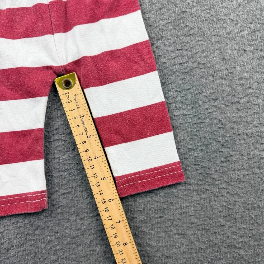 Lila & Jack Red and White‎ Striped Baby Leggings Size 3-6M AT5743